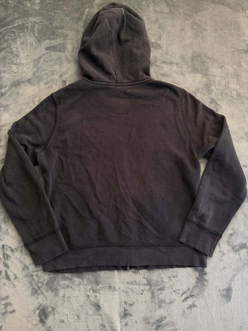 Free People Movement Black Mineral Washed Oversized Crewneck Sweatshirt Large